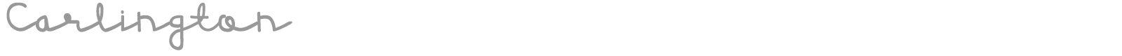 Carlington font preview